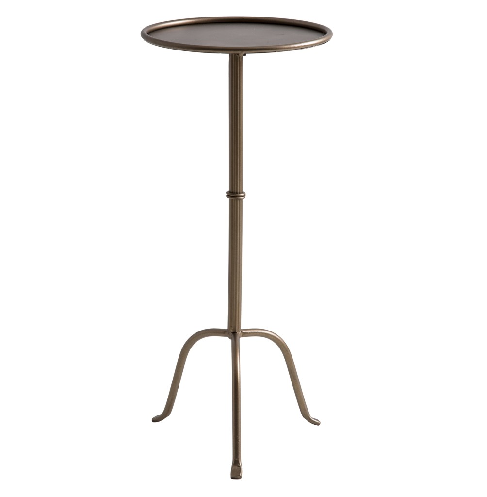 Martini Table Aged Brass Lam Bespoke